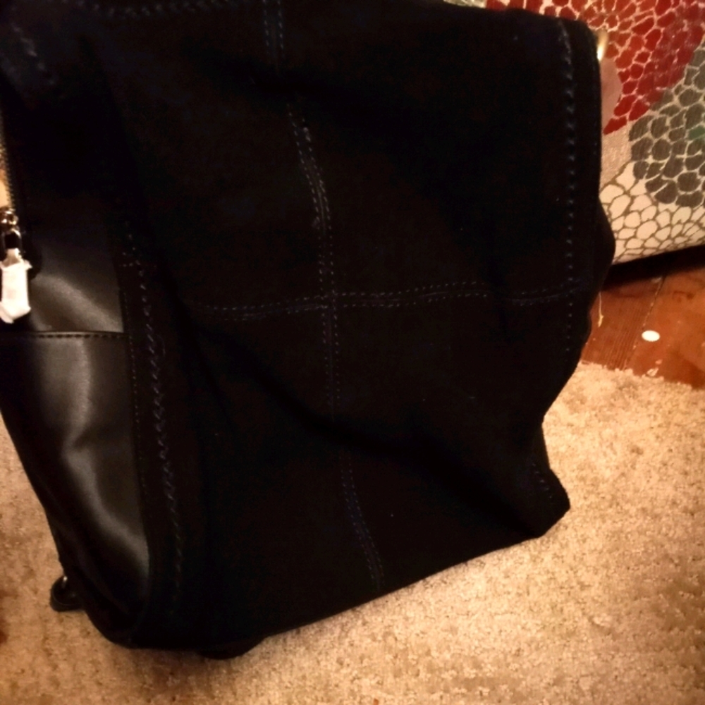 Moda Luxe Oliver suede detail backpack